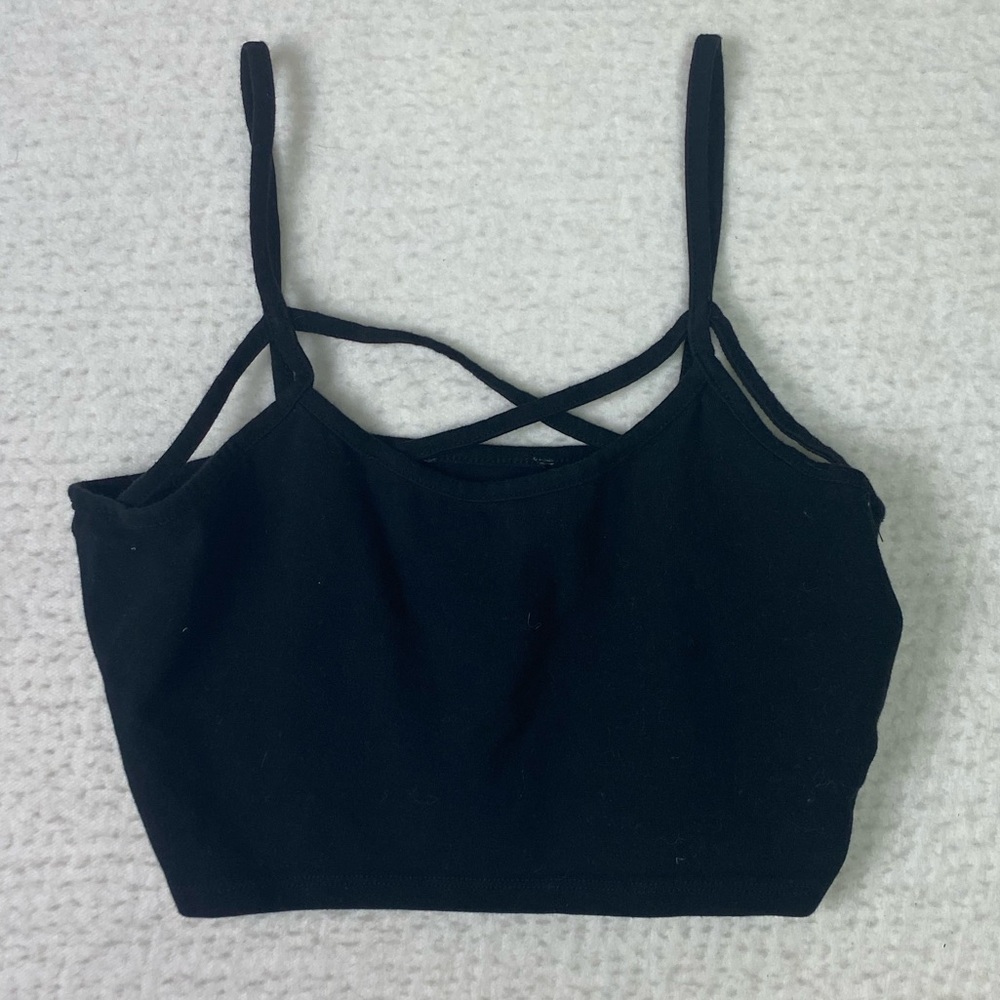black crop top